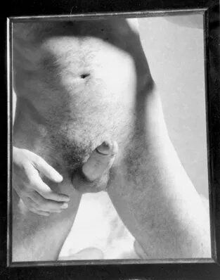 Mature male escort posing nude