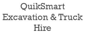 quiksmart excavation and truck hire business logo