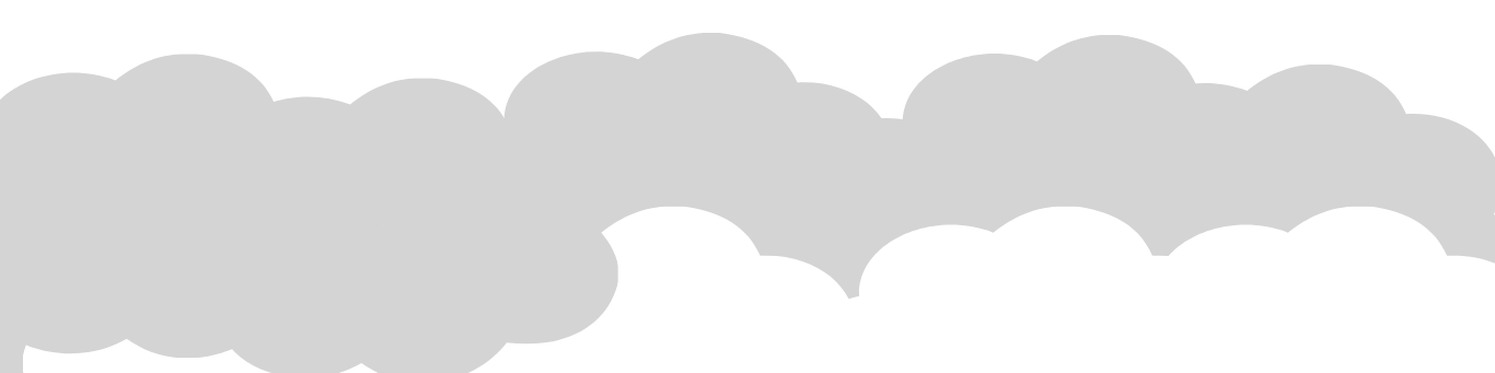 Gray clouds against a white background.