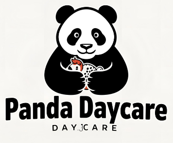 Panda holding a child, 