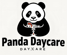 Panda holding a child, 