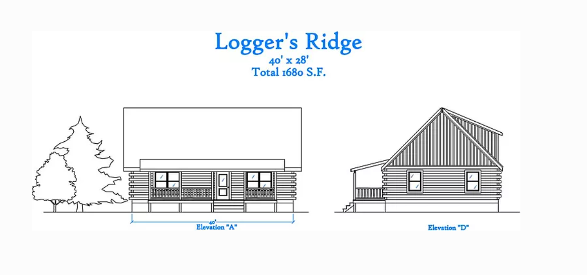 logger's ridge house bluebrint