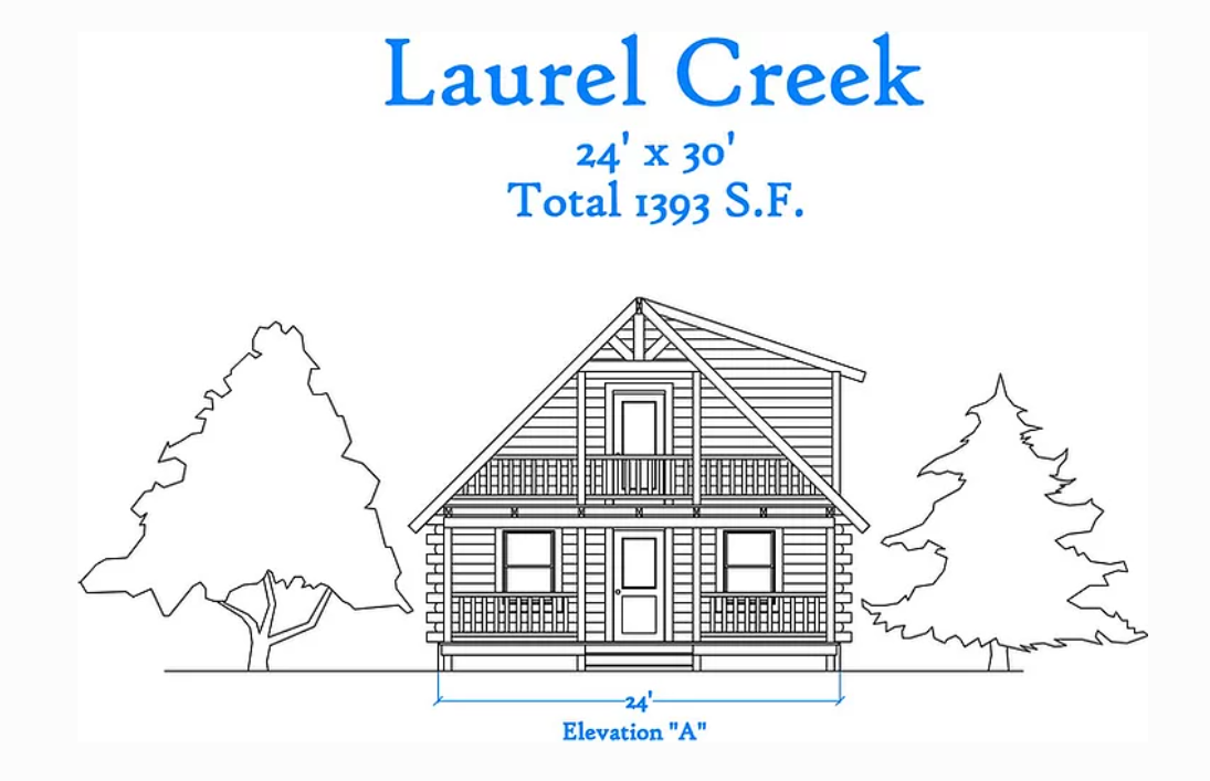 laurel creek house bluebrint