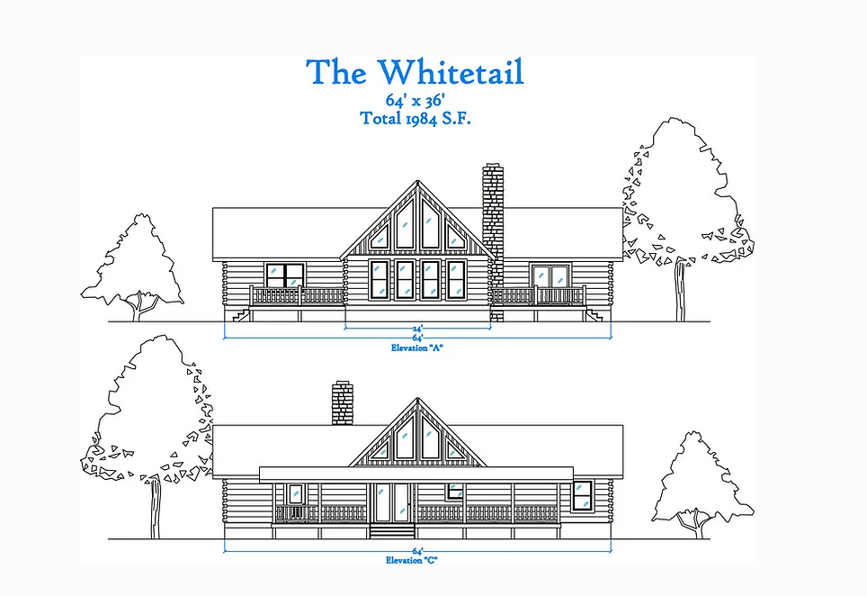 the whitetail house bluebrint