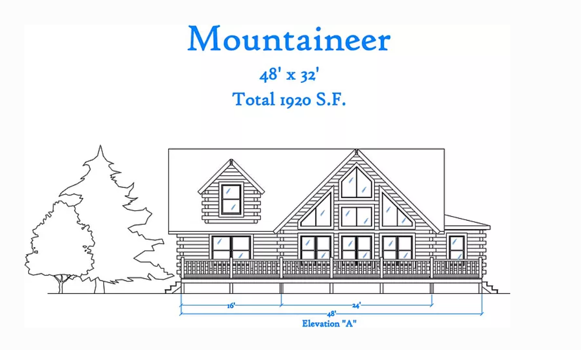 mountaineer house bluebrint