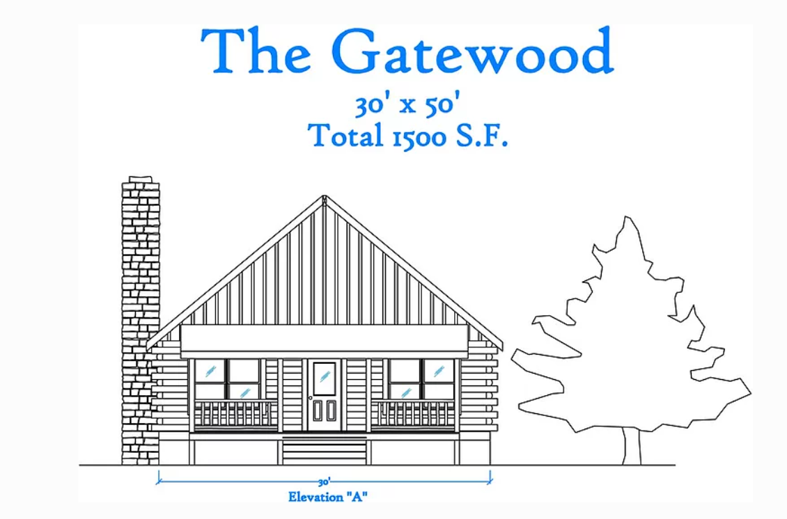 the gatewood house bluebrint