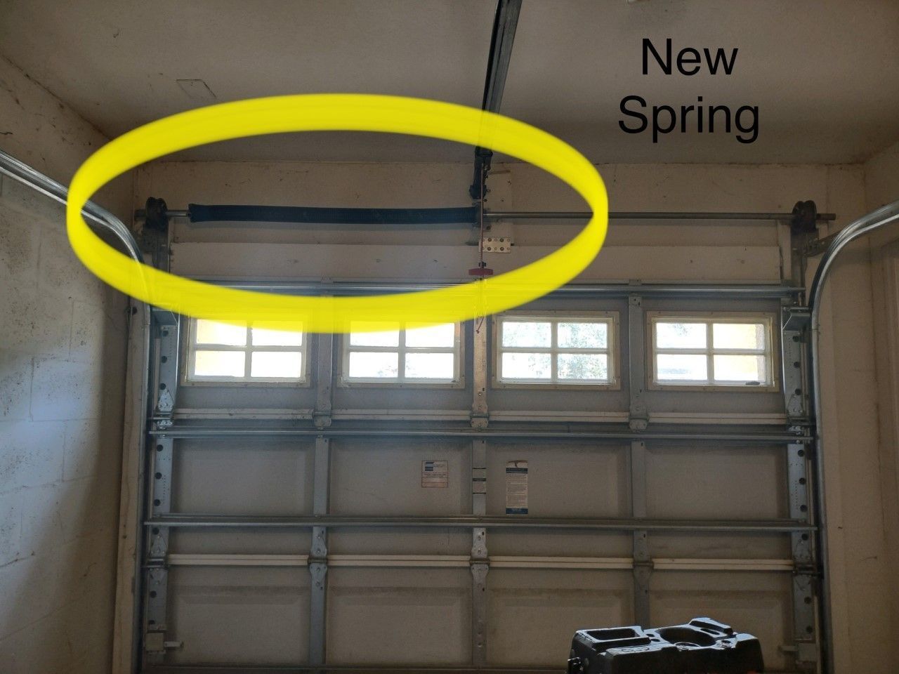 Master Garage Door Co. replaces broker garage door springs.