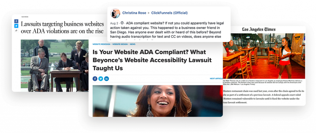 ADA complaint lawsuits
