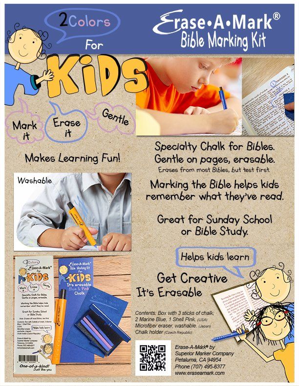 Bible marking kit for kids