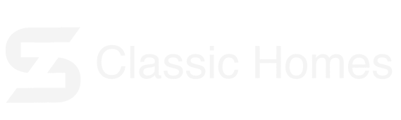 Classic Homes logo with a stylized 