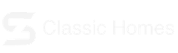 Classic Homes logo with a stylized 