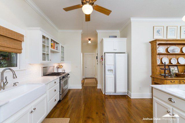 white custom kitchen