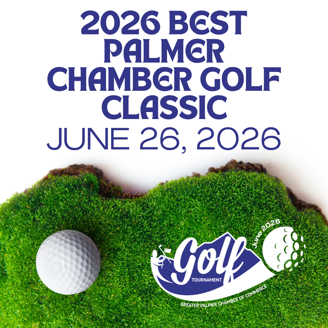 2026 Best Ball Golf Tournament ad, June 26, 2026, golf ball on green turf, tournament logo.