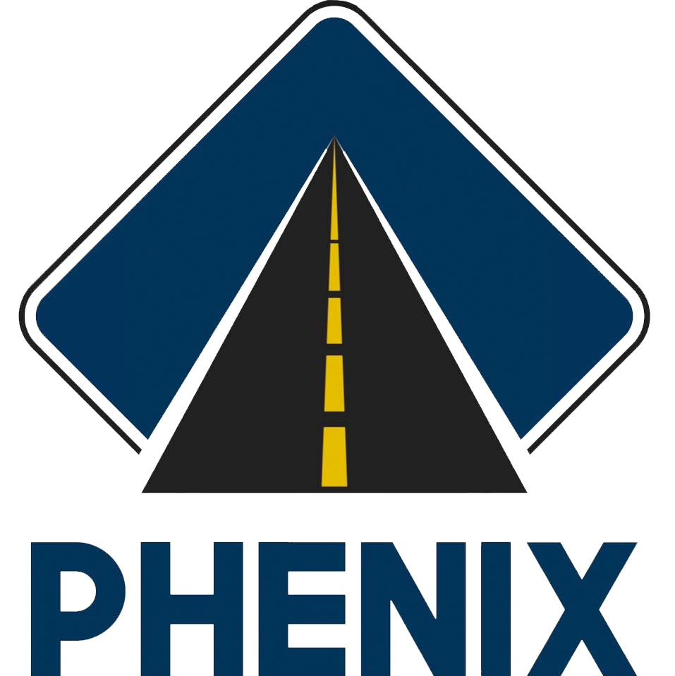 Phenix Paving Logo White