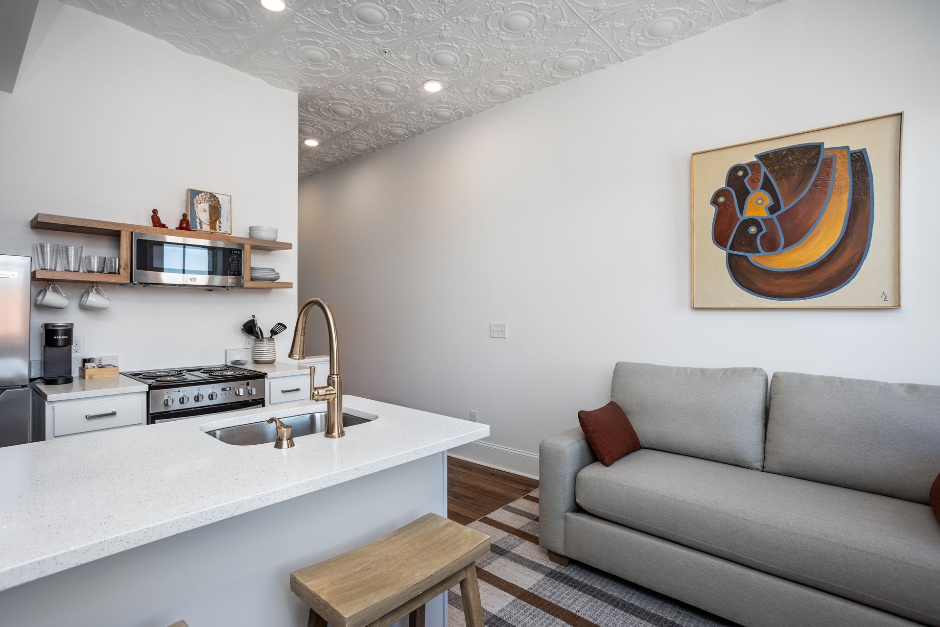 Studio apartment interior