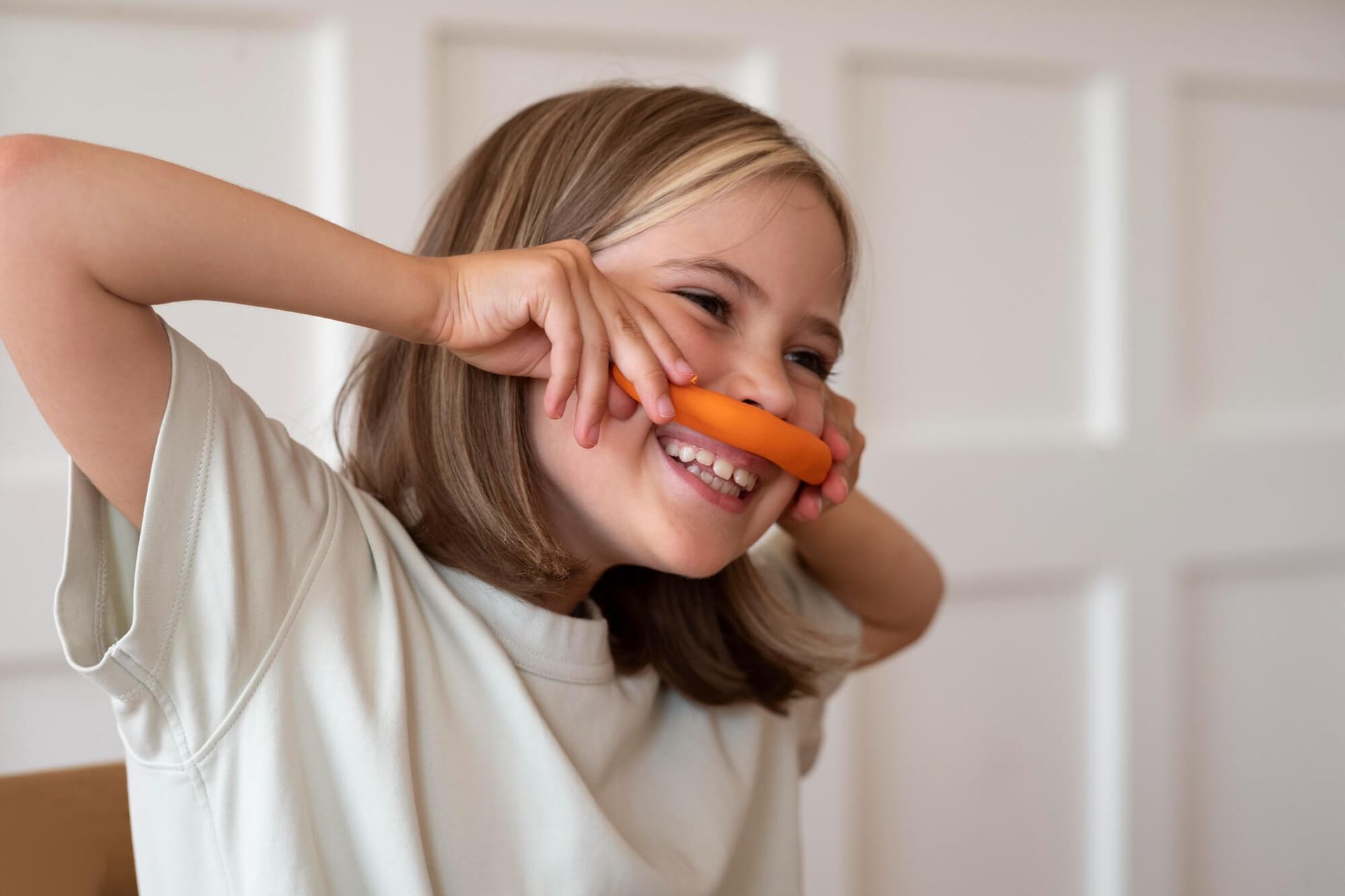 girl having fun