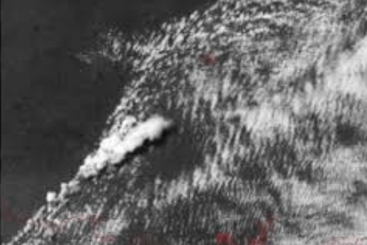 This image indicates HAARP generated atmospheric cloud patterns.