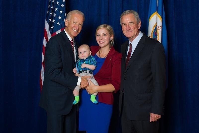 Here is a picture where Joe Biden is posing with Bob Mueller.