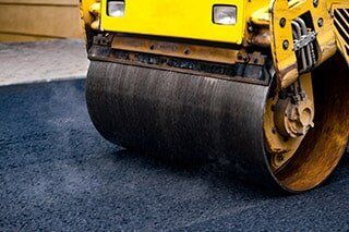 Compact Steamroller — Paving Services in Dallas, TX Compact Steamroller — Paving Services in Dallas, TX