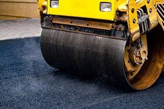 Compact Steamroller — Paving Services in Dallas, TX