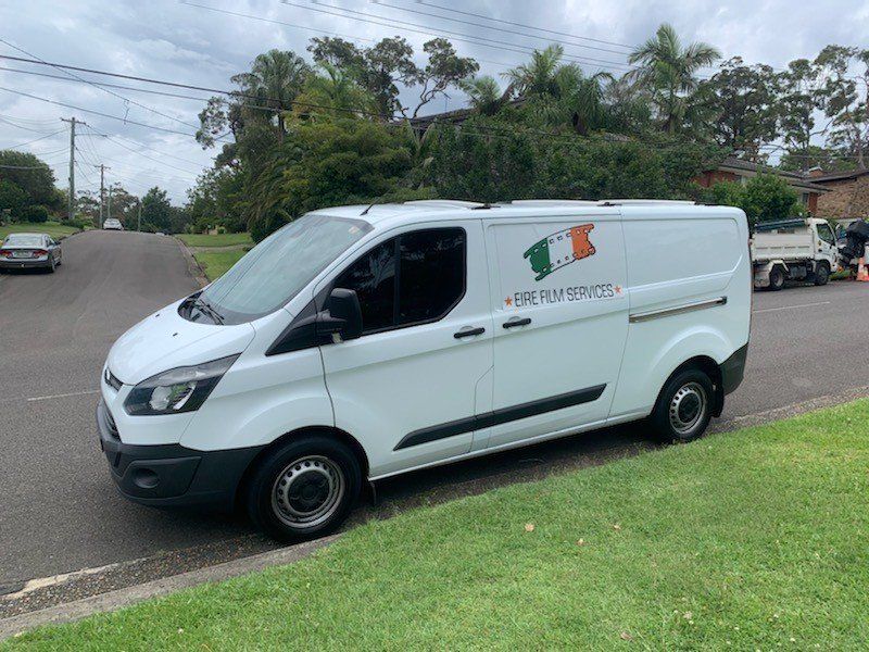 Unit van rigo standing on road side