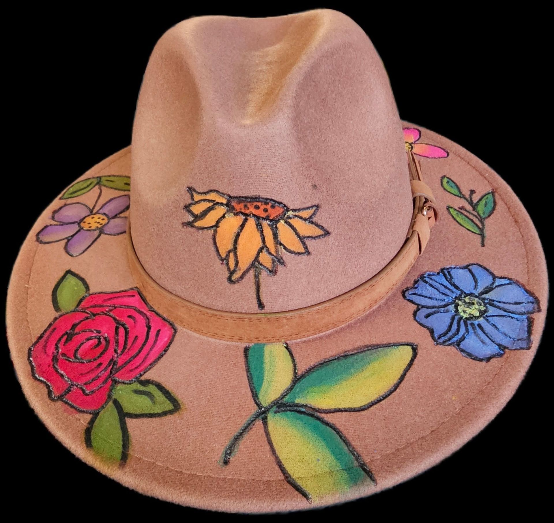 Painting on hats