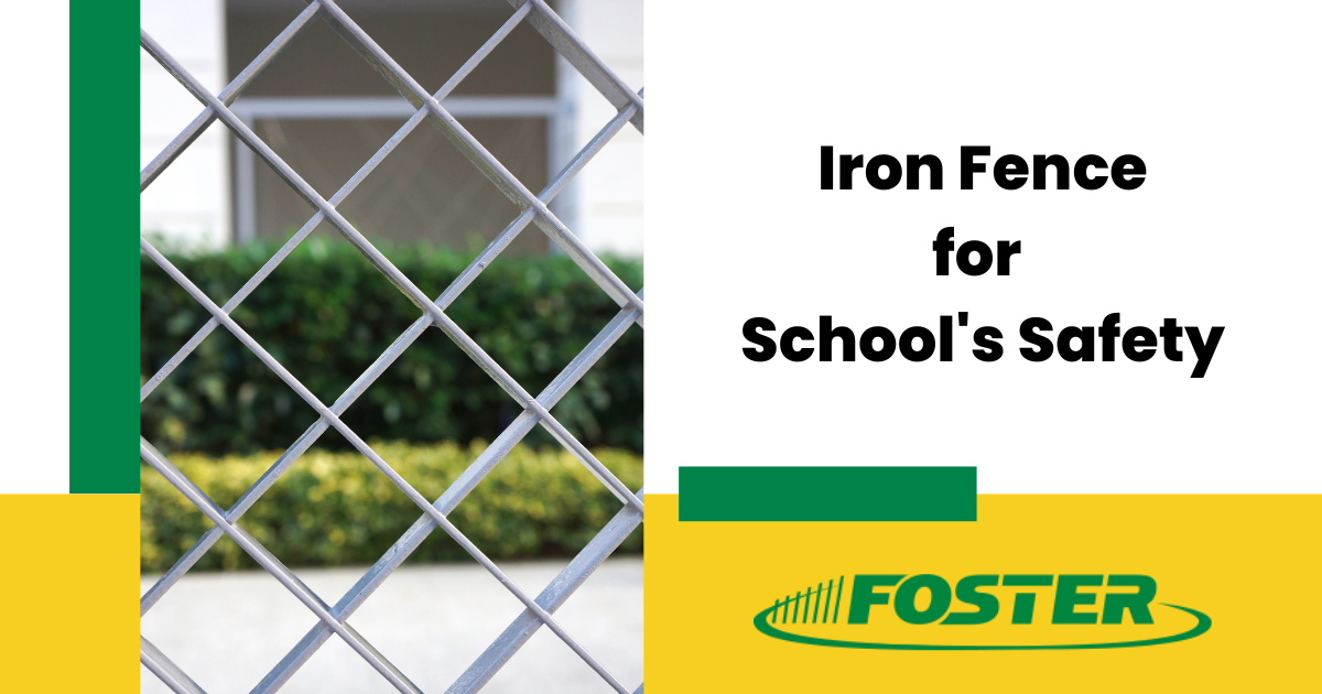 Iron Fence for School's Safety