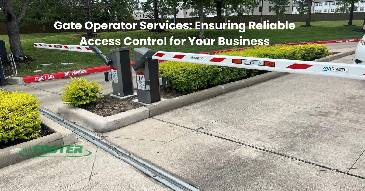 a gate operator service is ensuring reliable access control for your business