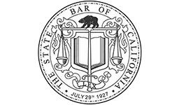 The State Bar of California seal with a bear, scales, and open book.