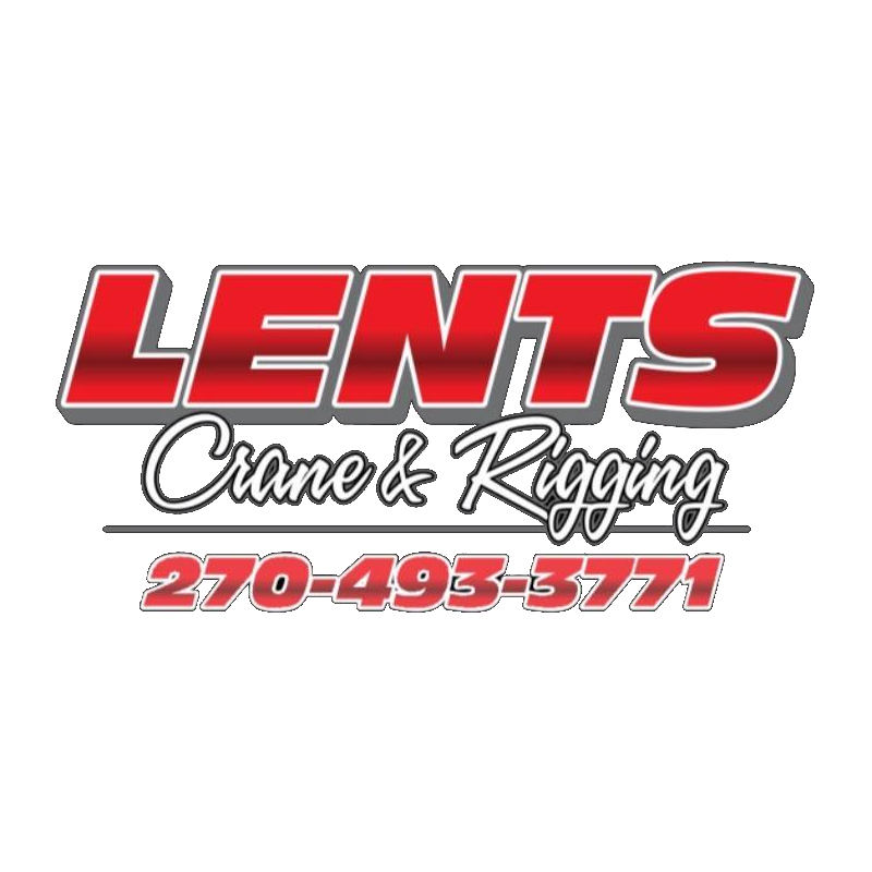 Logo for Lents Crane & Rigging, featuring