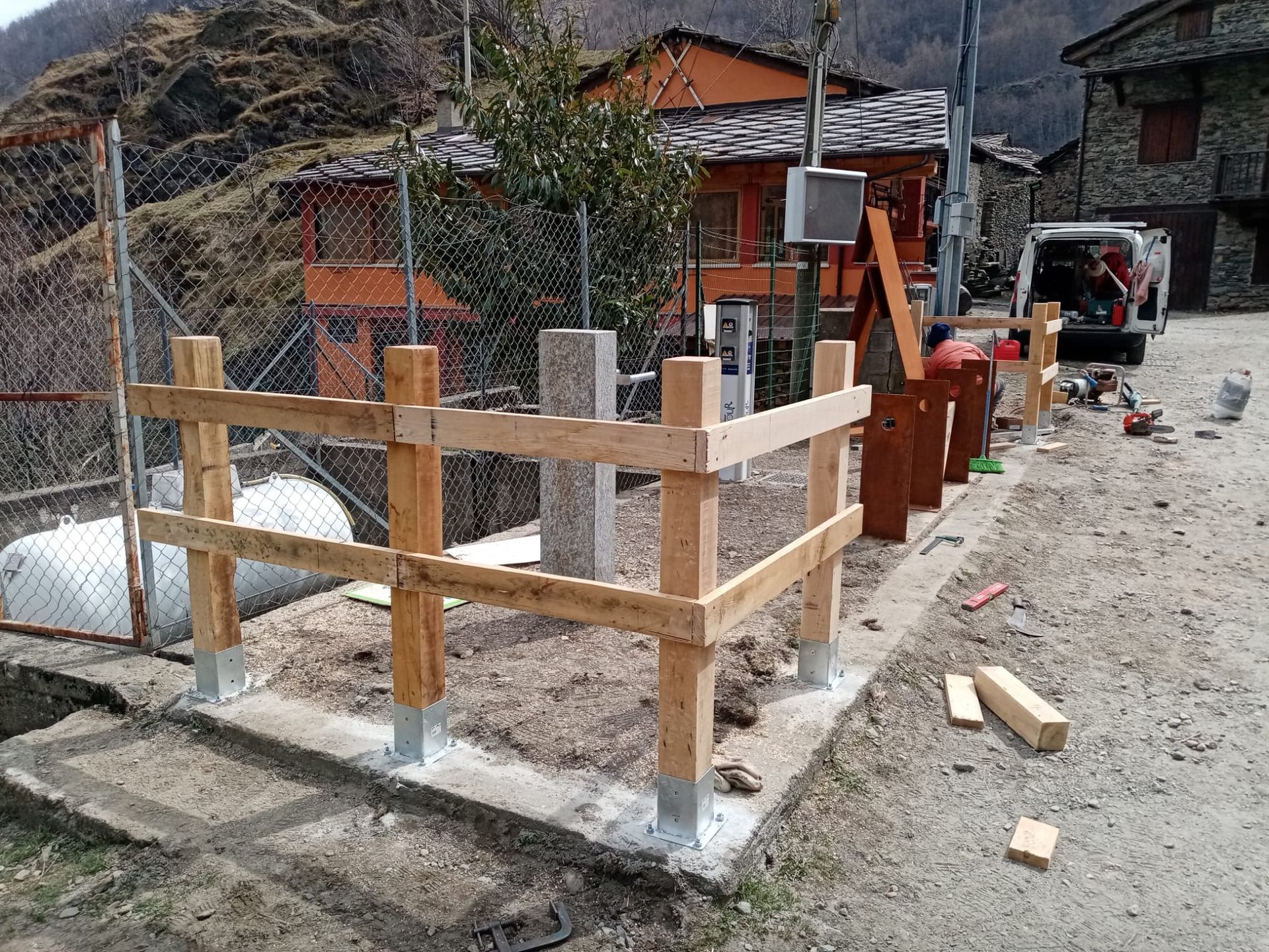 lavori in zone impervie