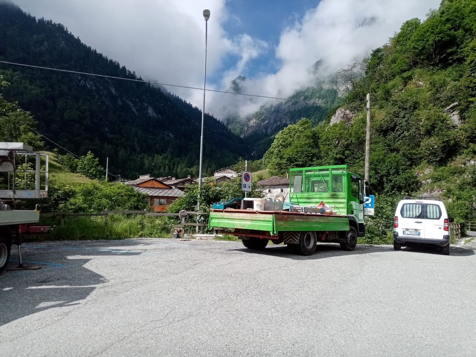 opere di palificaizone in montagna