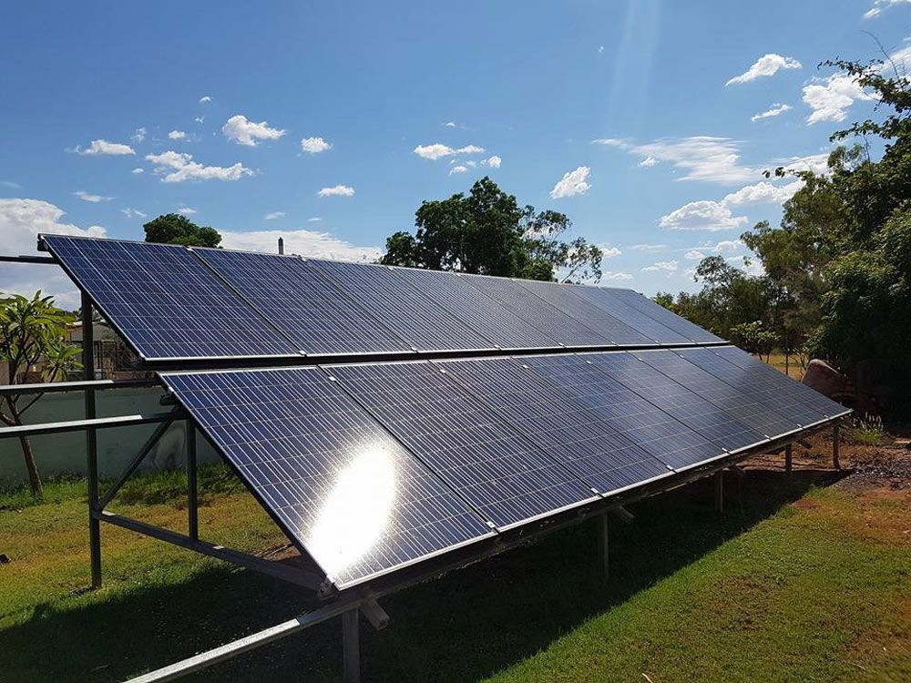 Closer Look Of A Commercial Solar Panel