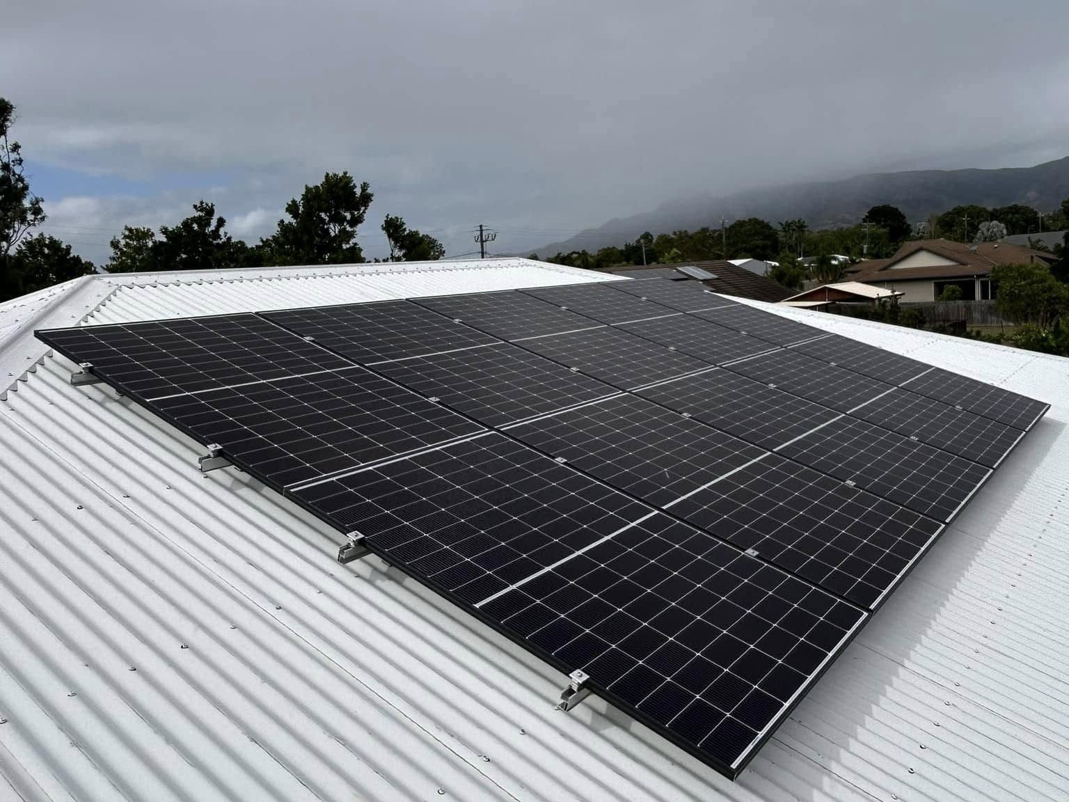 Solar Panels On A Roof