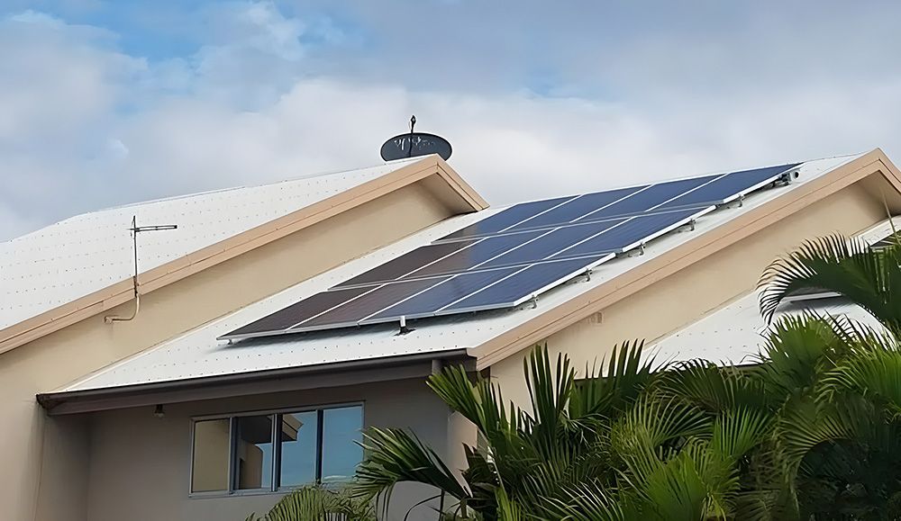 Solar Panels on a Residential Roof