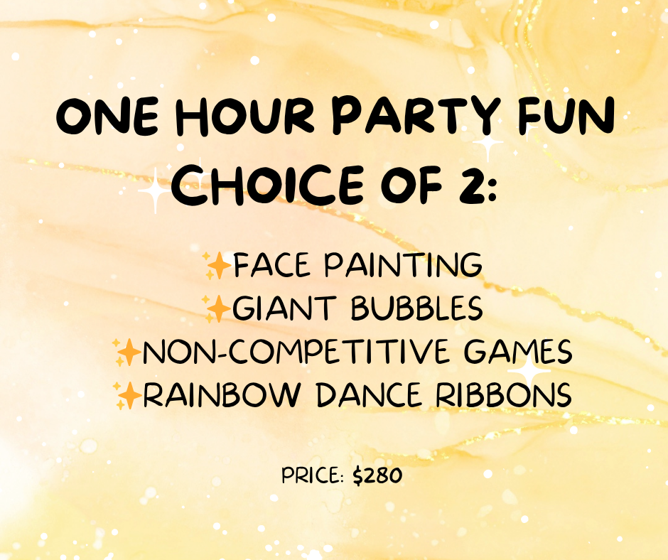 Face Painting, Bubbles, Games, Dancing, Kids Party Sydney