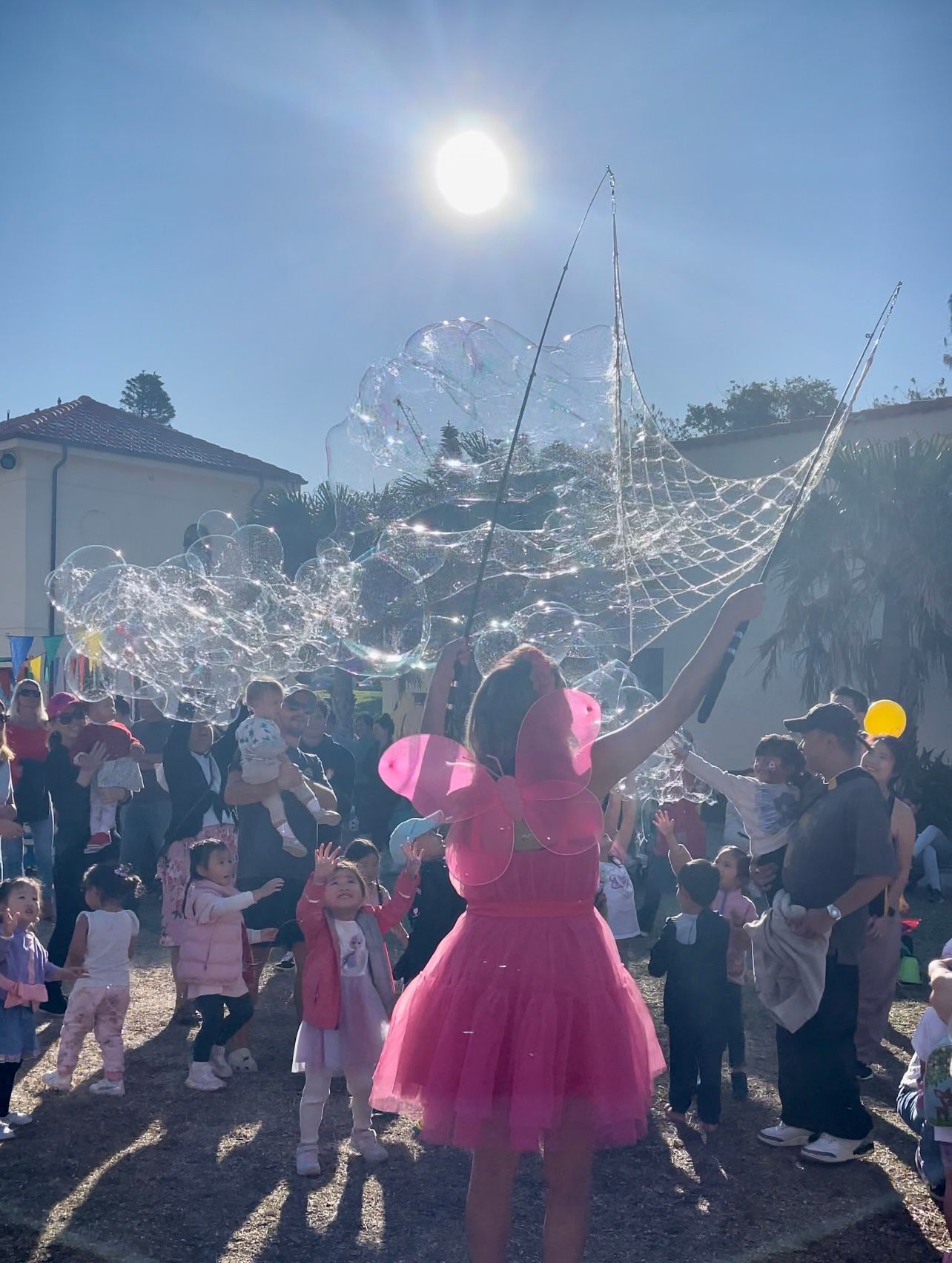 big bubbles party package at Bondi Festival