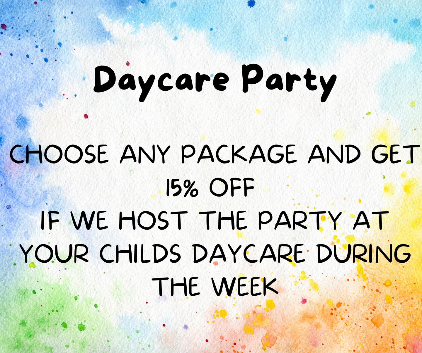 Party for Day Cares
