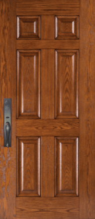 Single Door with Oval Shape Fiber Glass — Detroit, MI — Protector Window & Door