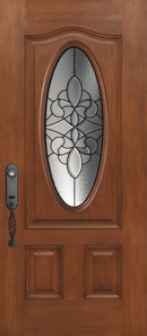A White Door with Rectangular Glass — Detroit, MI — Protector Window & Door