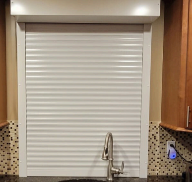 White Home Security Shutter Options — Detroit, MI — Protector Window & Door
