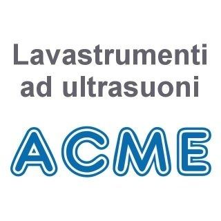 A logo for acme lavastrumenti ad ultrasuoni