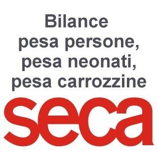 A sign that says balance pesa persone pesa neonati pesa carrozzini seca