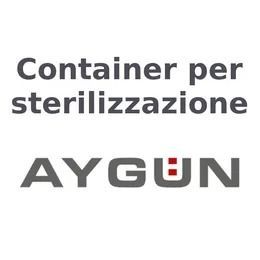 A logo for aygun container per sterilizzazione