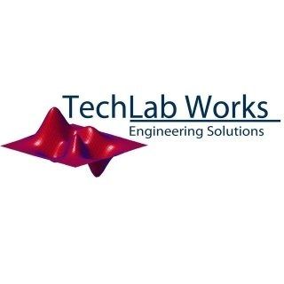 A logo for tech lab works engineering solutions