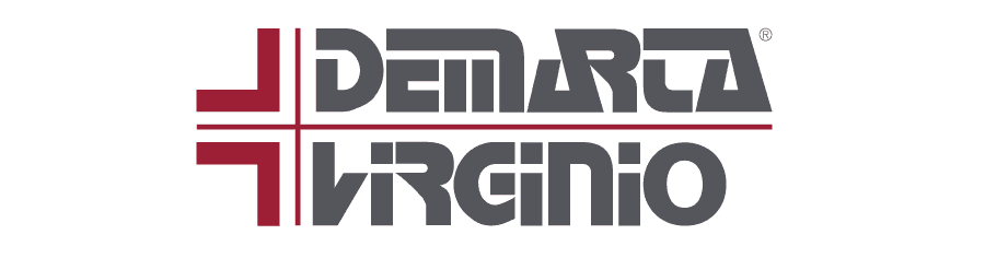 A logo for a company called demarca virginio