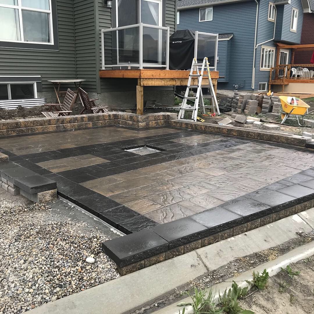 paving stone patio