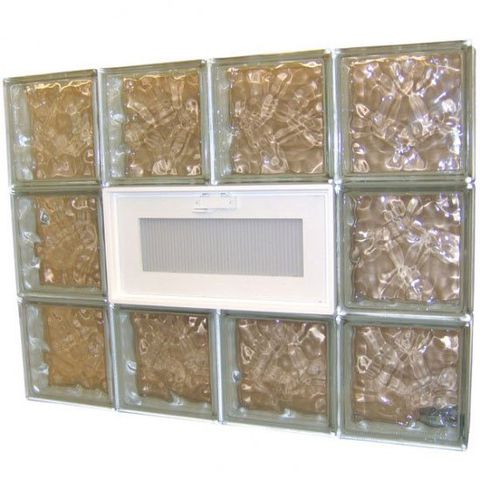 Glass Block Windows — Glass Block Window In White Background in Southfield, MI
