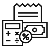 Icona contabilità e bilanci
