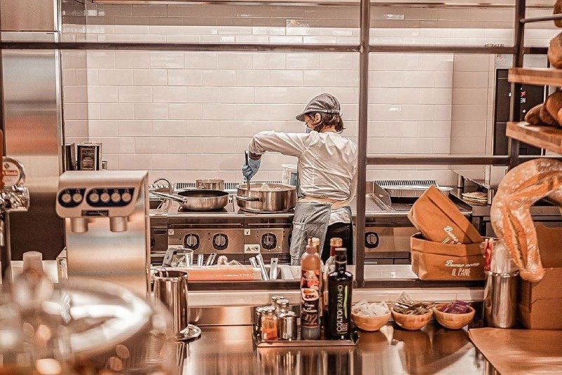 Cucina del ristorante